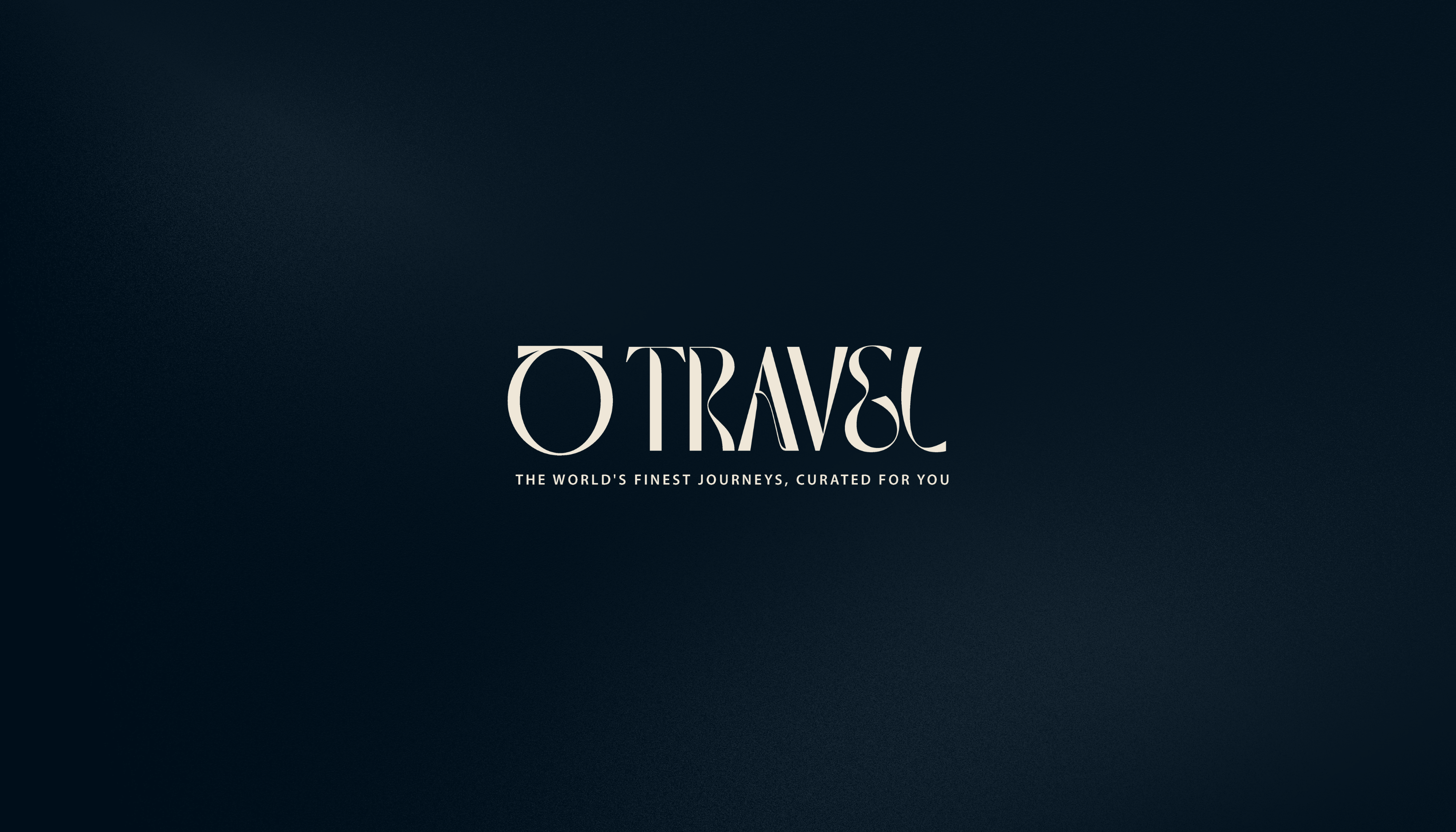 Otravel — aircraft wing above the clouds carrying the O monogram